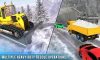 Снег вождения спасательной, экскаватор крановщик Screen Shot 3