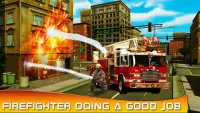 FireFighter Truck  Emergency Rescue Hero Screen Shot 2