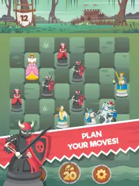 Knight Saves Queen - Brain Puzzle Chess Puzzles Screen Shot 8