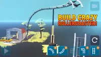 Artisanat & Ride: Roller Coaster Builder Screen Shot 0