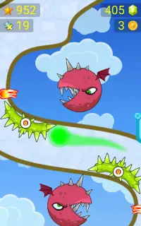 Follow the Line Monster Run: Finger Race 2D Deluxe Screen Shot 17