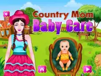 Country Mom Baby Care Games Screen Shot 0