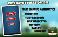 kids Maths Education 2016 Screen Shot 2