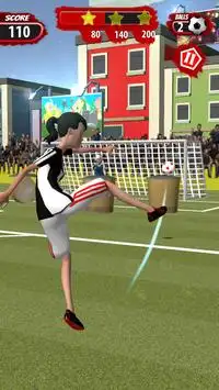 Free Kick Football Toon Screen Shot 2