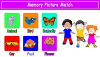 Memory Game. Picture Match Screen Shot 1