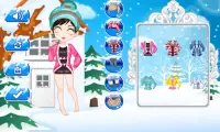 Dress Up Girl winter game Screen Shot 2