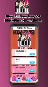 Kill This Love Piano Game Screen Shot 2