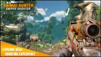 Animal Hunter Sniper Shooter : Fast Hunting Games Screen Shot 1