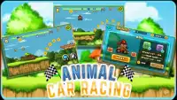 Animal Car Racing Screen Shot 1