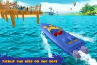Kids Water Surf Boat Stunts Simulator Screen Shot 5