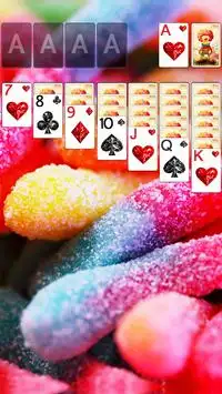 Solitaire Sweet Candy Theme Screen Shot 0