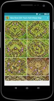 New Best COC Town Hall 8 Base Map Screen Shot 1