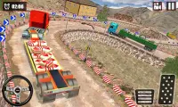 Offroad स्नो ट्रेलर ट्रक ड्राइविंग गेम 2020 Screen Shot 1