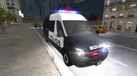 Gerçek Polis Kamyoneti Oyunu: Araba Oyunları 2021 Screen Shot 2