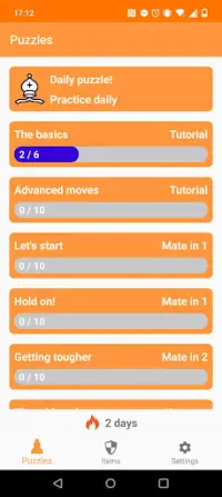 Chess puzzles! Screen Shot 2