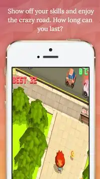 Crazy Road - Endless Arcade Screen Shot 3