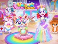 Unicorn Princess Doctor - Save Jungle Pet Animals Screen Shot 4