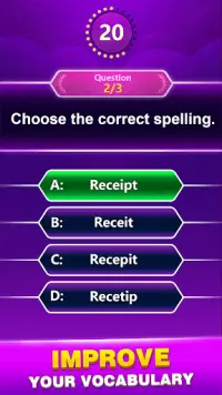 Spelling Quiz - Word Trivia Screen Shot 3