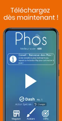 Phos : un jeu d'arcade minimaliste Screen Shot 7