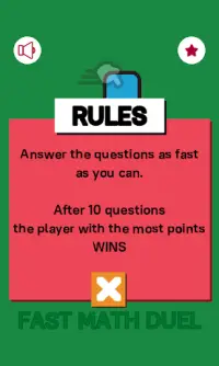 Fast Math Duel ( Free 2 Players Game ) Screen Shot 1