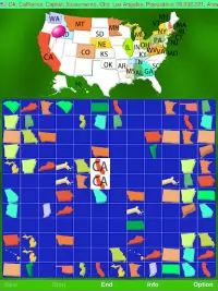 Map Solitaire Free - USA Screen Shot 6