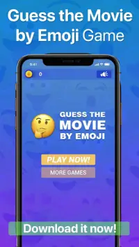 Guess the Movie by Emoji Game! - Free Movie Quiz Screen Shot 0
