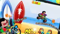 Titans Surfing : GO Motorcycle Screen Shot 5