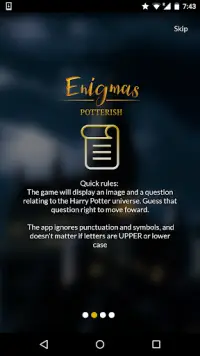 Enigmas Harry Potter Screen Shot 0