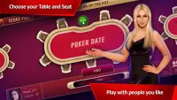 Poker Date: Texas Holdem & Teen Patti Card Game Screen Shot 2
