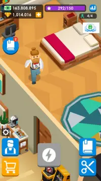 Idle Barber Shop Tycoon - Juego de Gestión Empresa Screen Shot 4