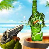 Stylish Bottle Shooting Game