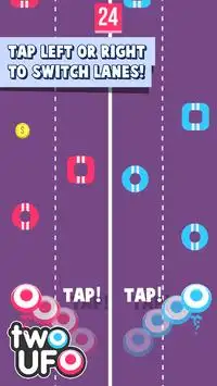 TWO UFO: tap game Screen Shot 2