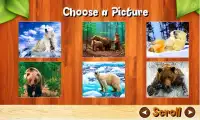Bears Jigsaw Puzzles Brain Games for Kids FREE Screen Shot 1