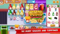 My sandwich Shop Cooking & Restaurant Chef Game Screen Shot 1