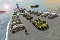US Army Car Transport & Cruise Ship Simulator Game Screen Shot 3