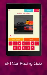 eF1 Car Racing Quiz Screen Shot 9