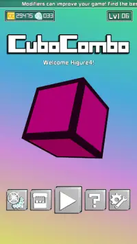 CuboCombo: A 3D match 3 game! Screen Shot 1