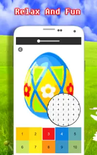 Easter Egg Coloring Game - Color By Number Screen Shot 3