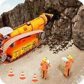 tugas konstruksi: menggali terowongan transportasi
