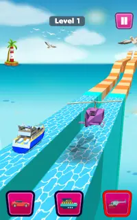 Machine Switch Transform Racing Game 3D Screen Shot 3