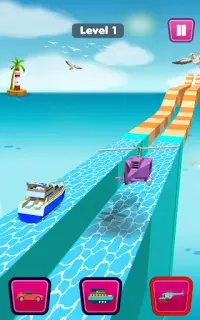 Machines Switch Transformer Jeu de Course 3D Screen Shot 3