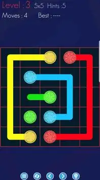 The Flowing Free Game - Connect the same Color DOT Screen Shot 5