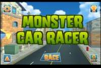 Monsters GO Cars Racer Run Screen Shot 0