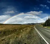 Quebra-cabeças bonitos de arco-íris e paisagens Screen Shot 2