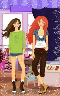 Doll Dress Up Fashion & Valentines Game Screen Shot 2