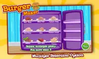 Burger Maker–Kids Cooking Game Screen Shot 4