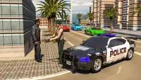 Crime City cop auto: bestuurder 3D politie 2018 Screen Shot 1