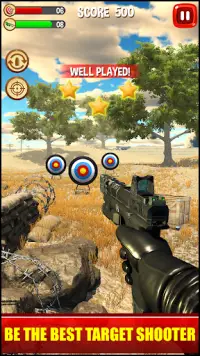 cible tireur monde : sniper pistolet Feu Screen Shot 2
