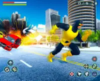 Light Speed Hero Rescue City : Flying Rope Hero 3d Screen Shot 10