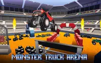 Blocky Monster Truck: Stunts Arena Screen Shot 0